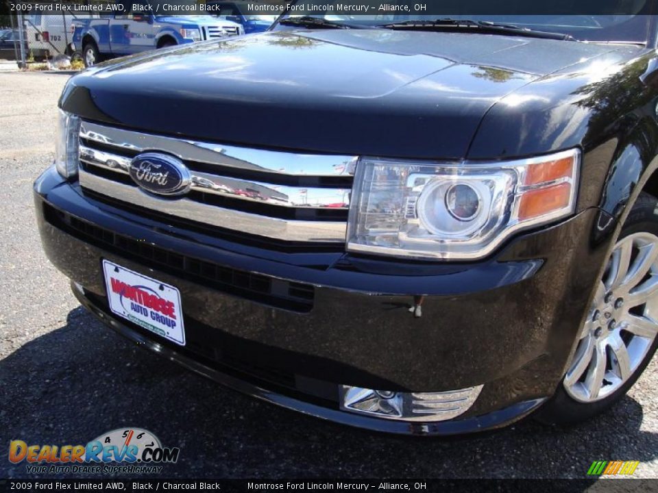 2009 Ford Flex Limited AWD Black / Charcoal Black Photo #9