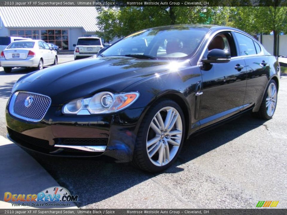 2010 Jaguar XF XF Supercharged Sedan Ultimate Black / Spice Photo #1