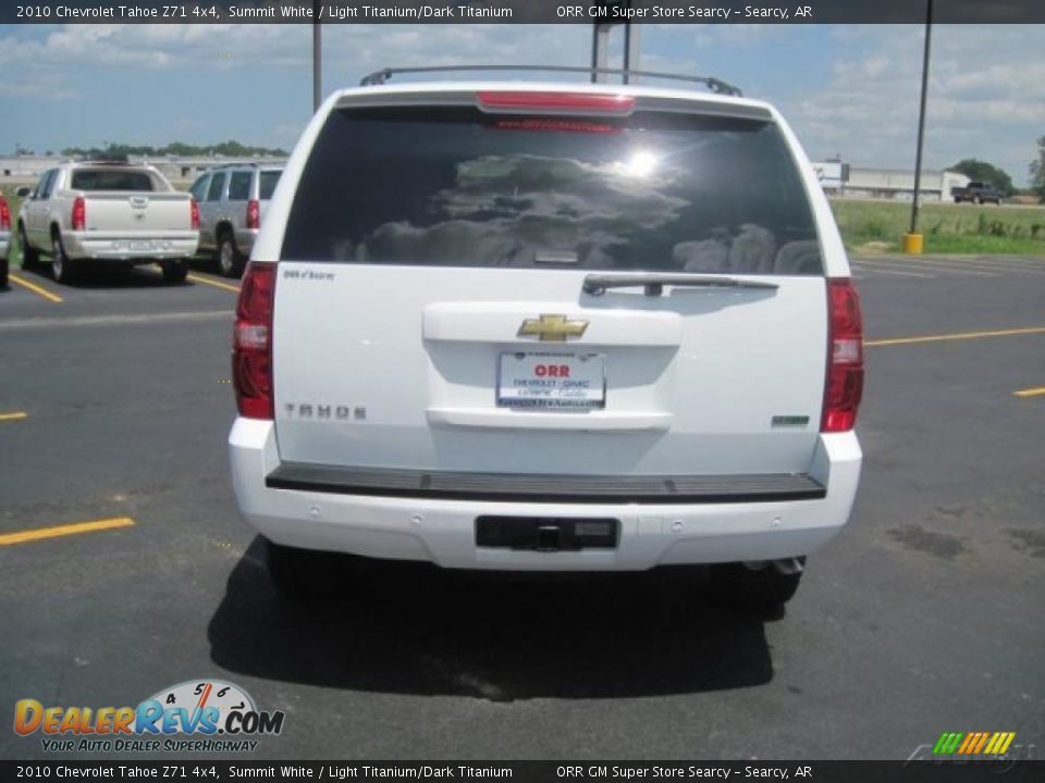2010 Chevrolet Tahoe Z71 4x4 Summit White / Light Titanium/Dark Titanium Photo #5