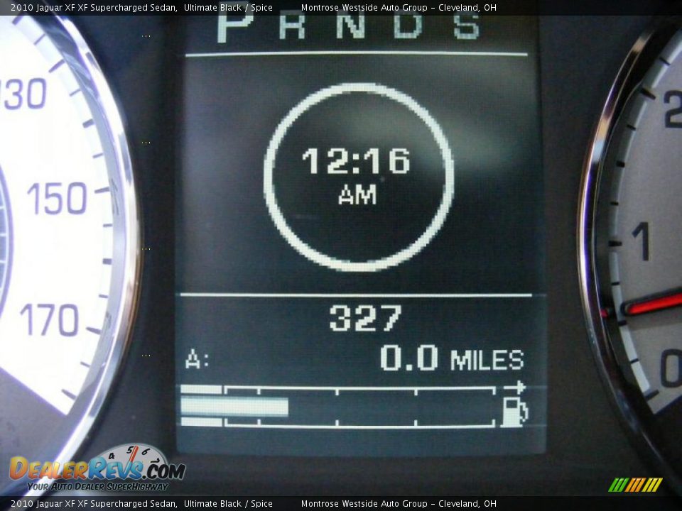 2010 Jaguar XF XF Supercharged Sedan Ultimate Black / Spice Photo #17