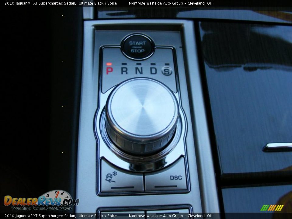 2010 Jaguar XF XF Supercharged Sedan Ultimate Black / Spice Photo #21