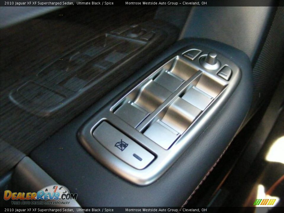 2010 Jaguar XF XF Supercharged Sedan Ultimate Black / Spice Photo #22
