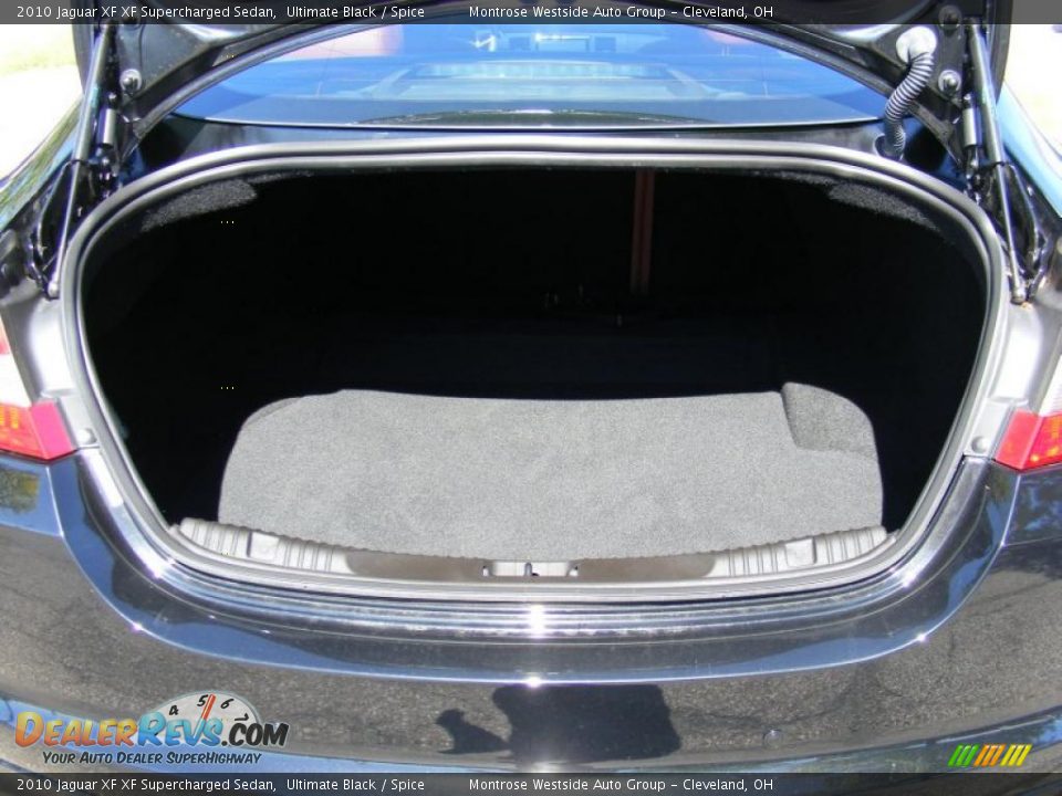 2010 Jaguar XF XF Supercharged Sedan Ultimate Black / Spice Photo #24