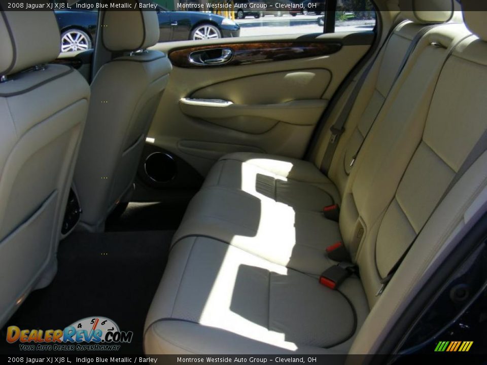 2008 Jaguar XJ XJ8 L Indigo Blue Metallic / Barley Photo #11