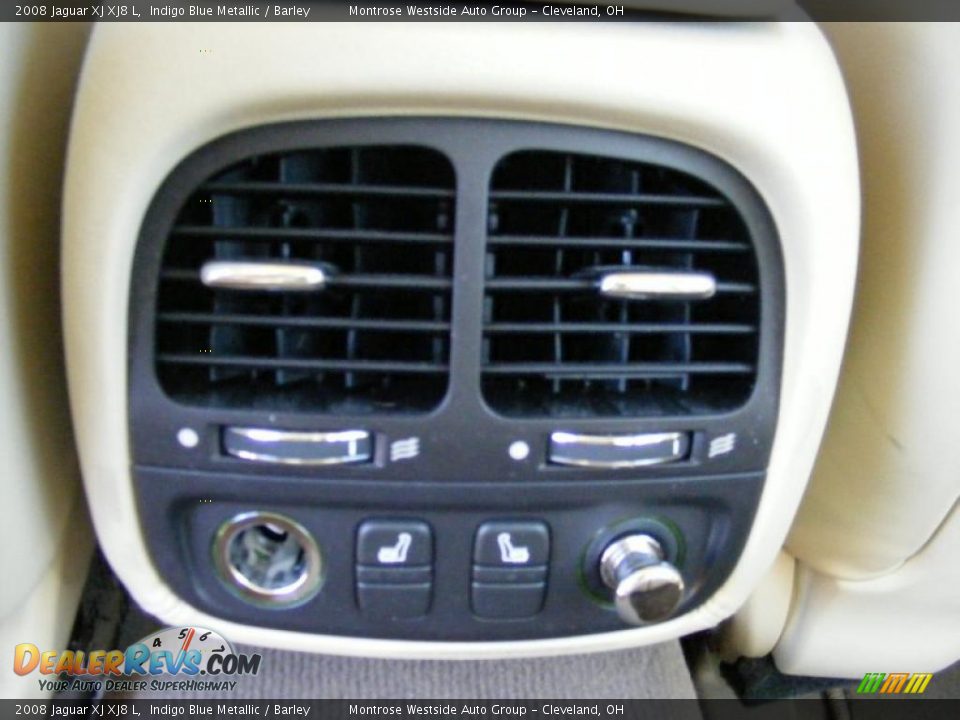 2008 Jaguar XJ XJ8 L Indigo Blue Metallic / Barley Photo #14
