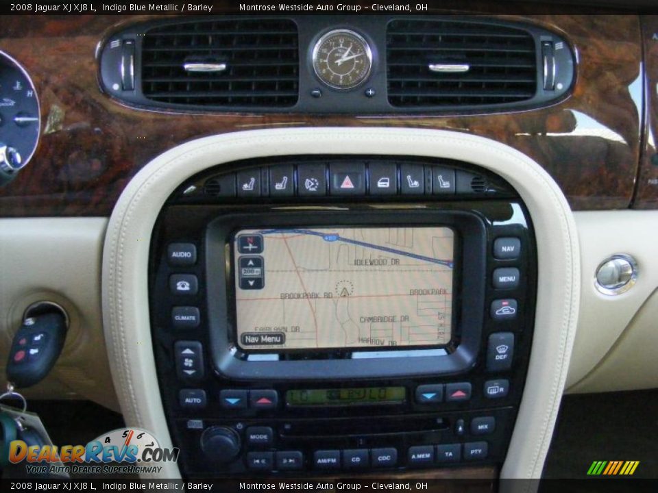2008 Jaguar XJ XJ8 L Indigo Blue Metallic / Barley Photo #19
