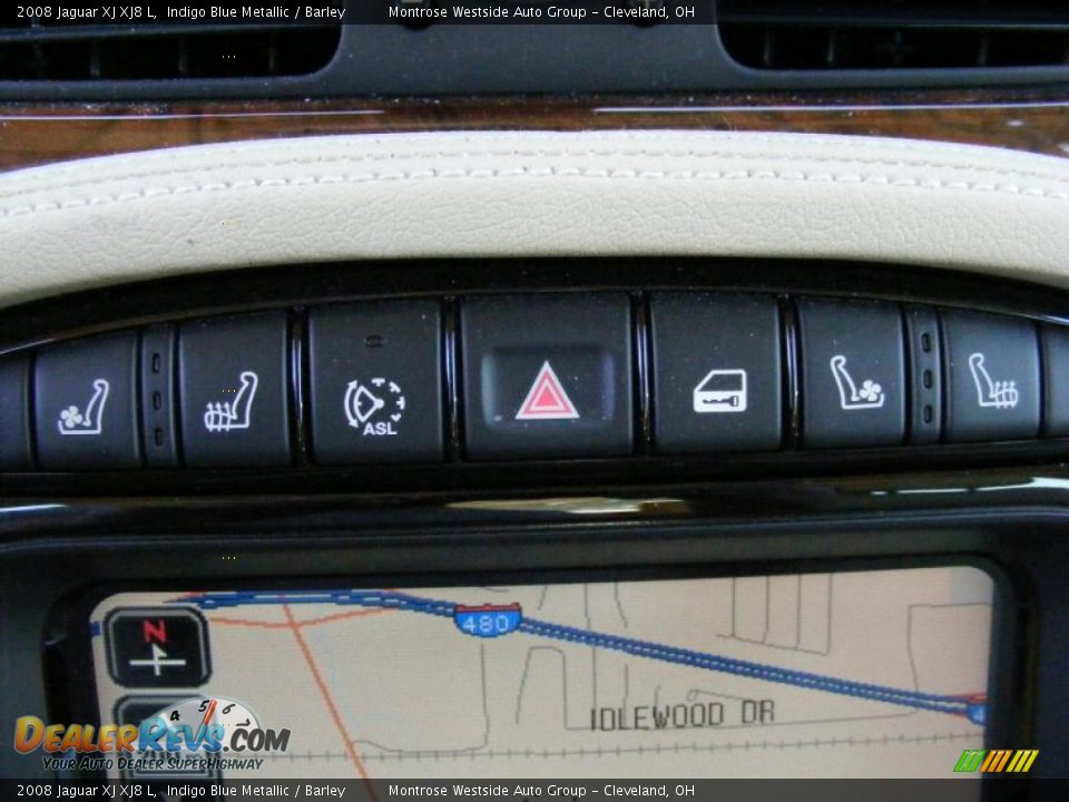 2008 Jaguar XJ XJ8 L Indigo Blue Metallic / Barley Photo #20