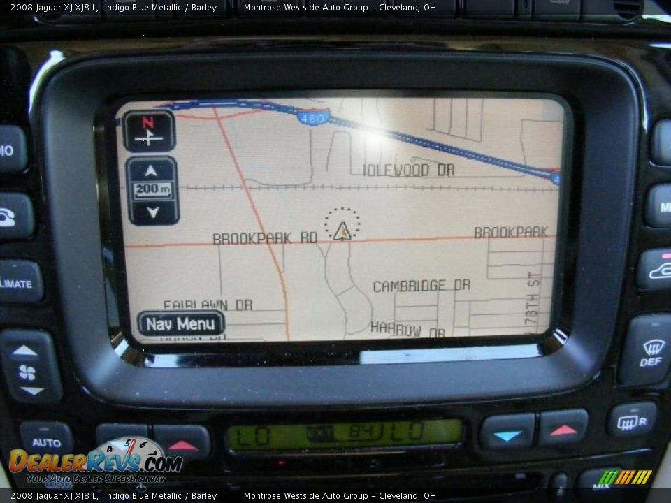 2008 Jaguar XJ XJ8 L Indigo Blue Metallic / Barley Photo #21