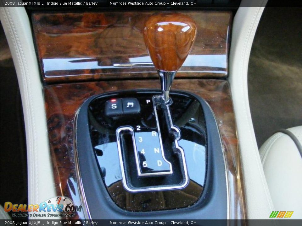 2008 Jaguar XJ XJ8 L Indigo Blue Metallic / Barley Photo #23