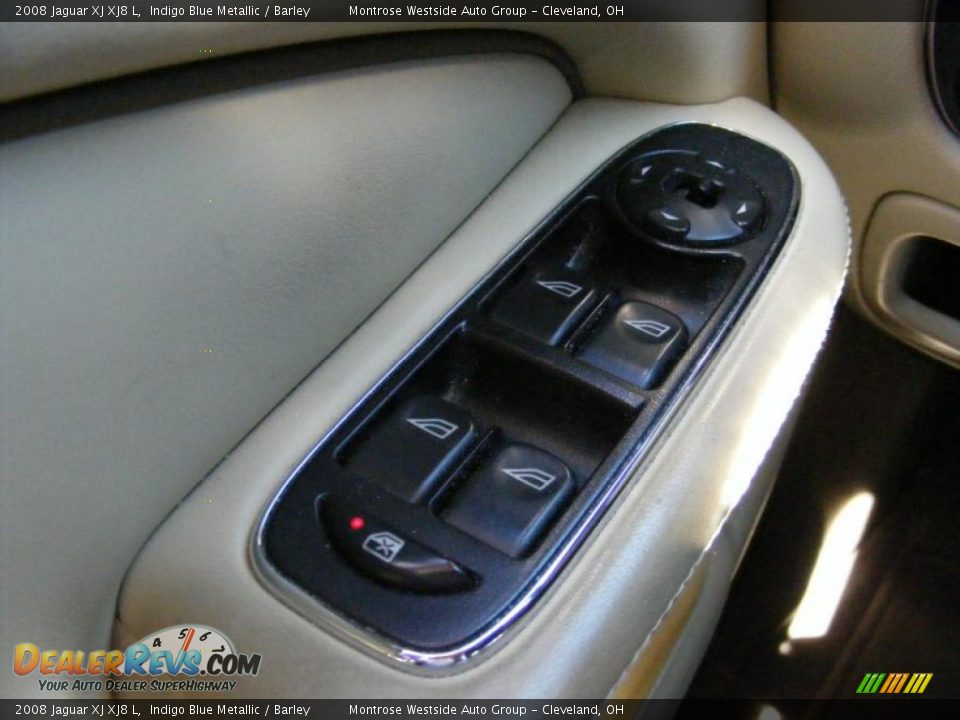 2008 Jaguar XJ XJ8 L Indigo Blue Metallic / Barley Photo #24