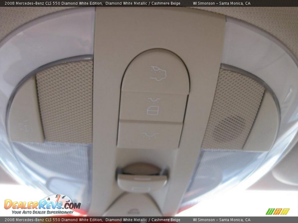 2008 Mercedes-Benz CLS 550 Diamond White Edition Diamond White Metallic / Cashmere Beige Photo #16