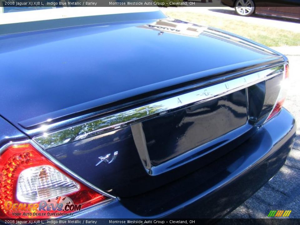 2008 Jaguar XJ XJ8 L Indigo Blue Metallic / Barley Photo #29