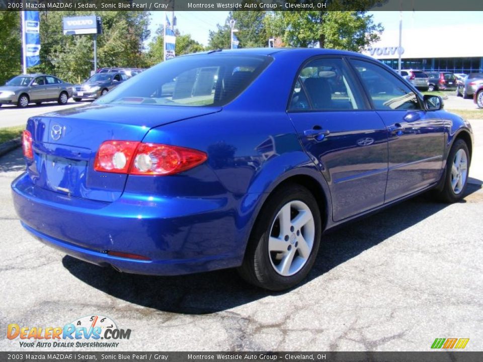 03 Mazda Mazda6 I Sedan Sonic Blue Pearl Gray Photo 5 Dealerrevs Com