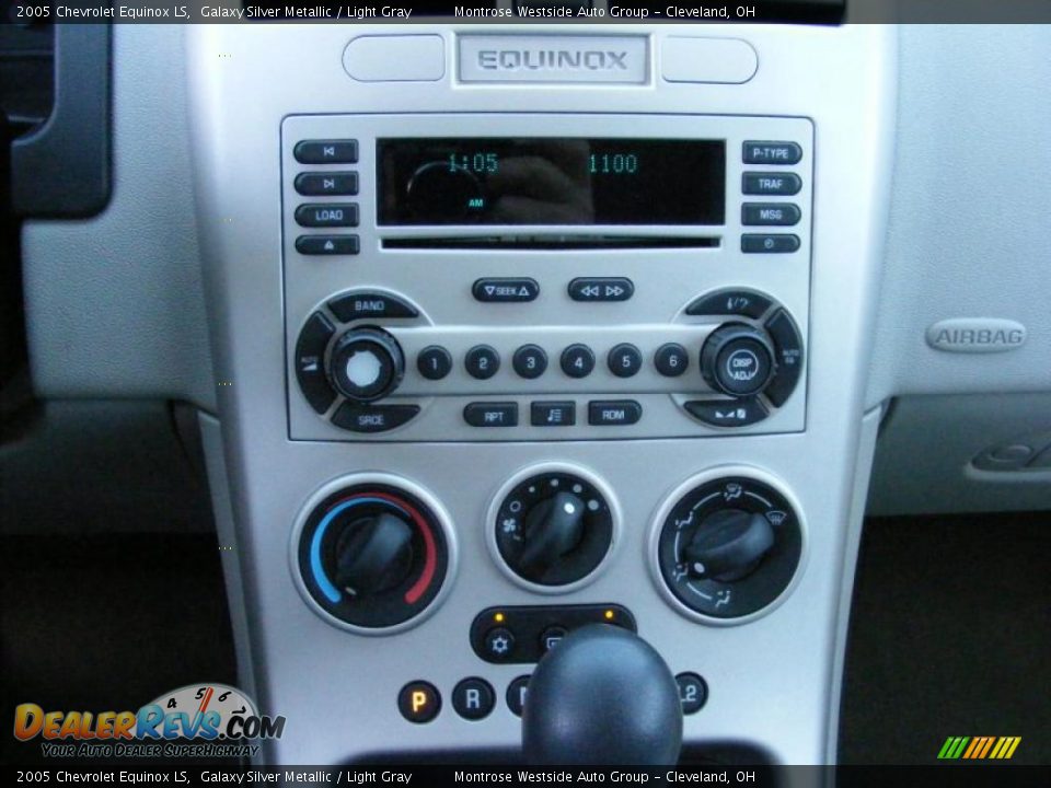 2005 Chevrolet Equinox LS Galaxy Silver Metallic / Light Gray Photo #19