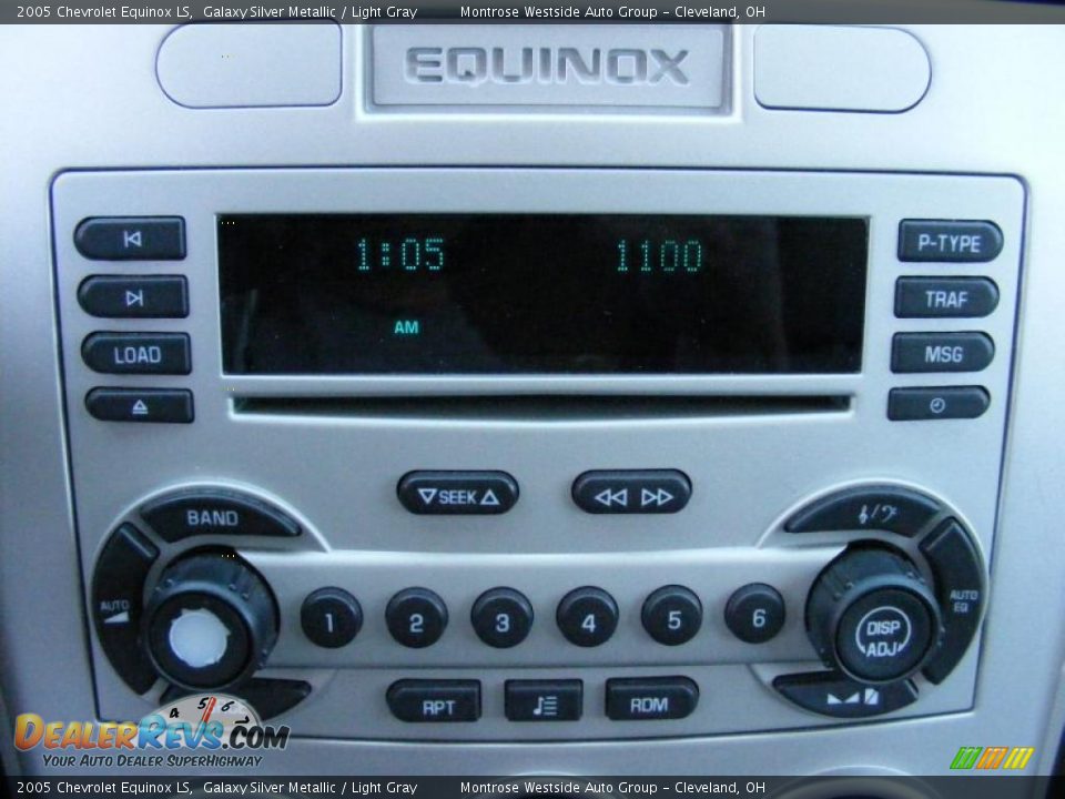 2005 Chevrolet Equinox LS Galaxy Silver Metallic / Light Gray Photo #20