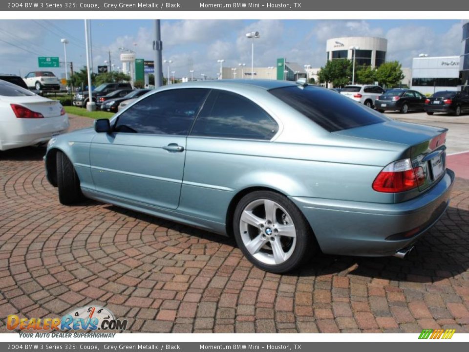 2004 BMW 3 Series 325i Coupe Grey Green Metallic / Black Photo #3