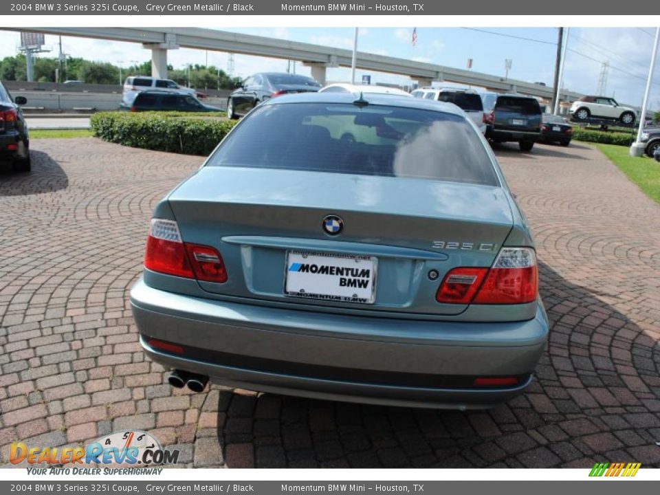 2004 BMW 3 Series 325i Coupe Grey Green Metallic / Black Photo #4