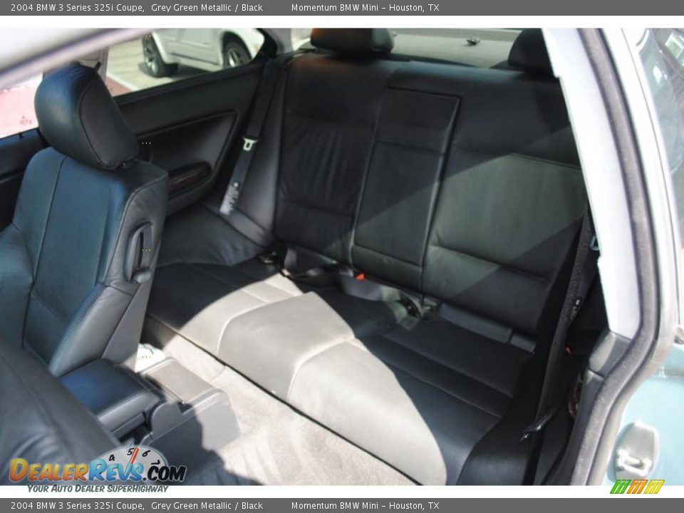 2004 BMW 3 Series 325i Coupe Grey Green Metallic / Black Photo #13