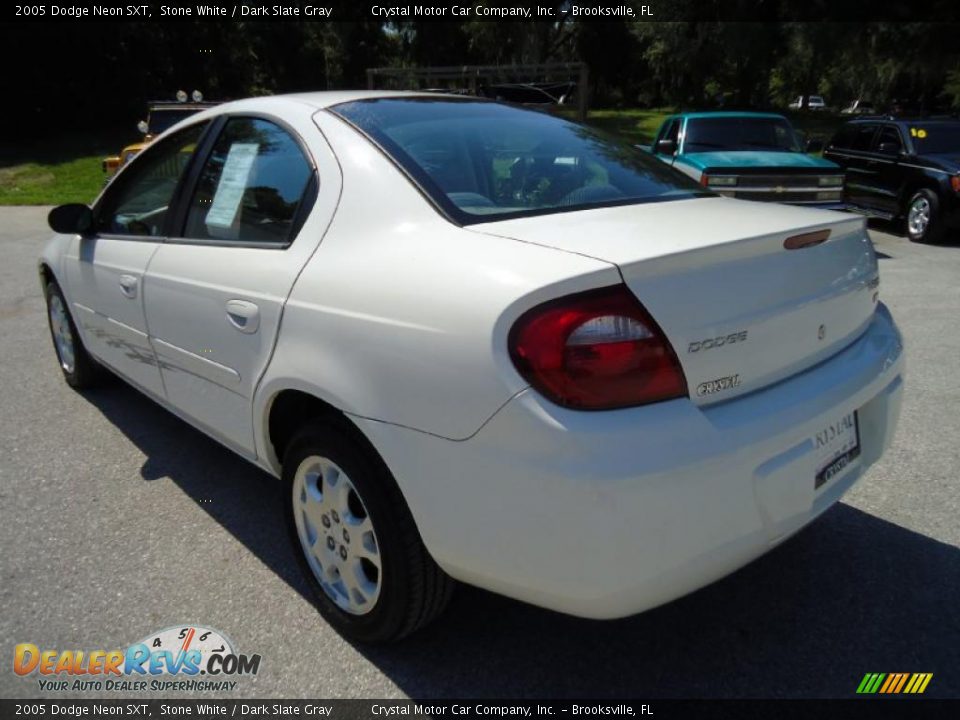 2005 Dodge Neon SXT Stone White / Dark Slate Gray Photo #3