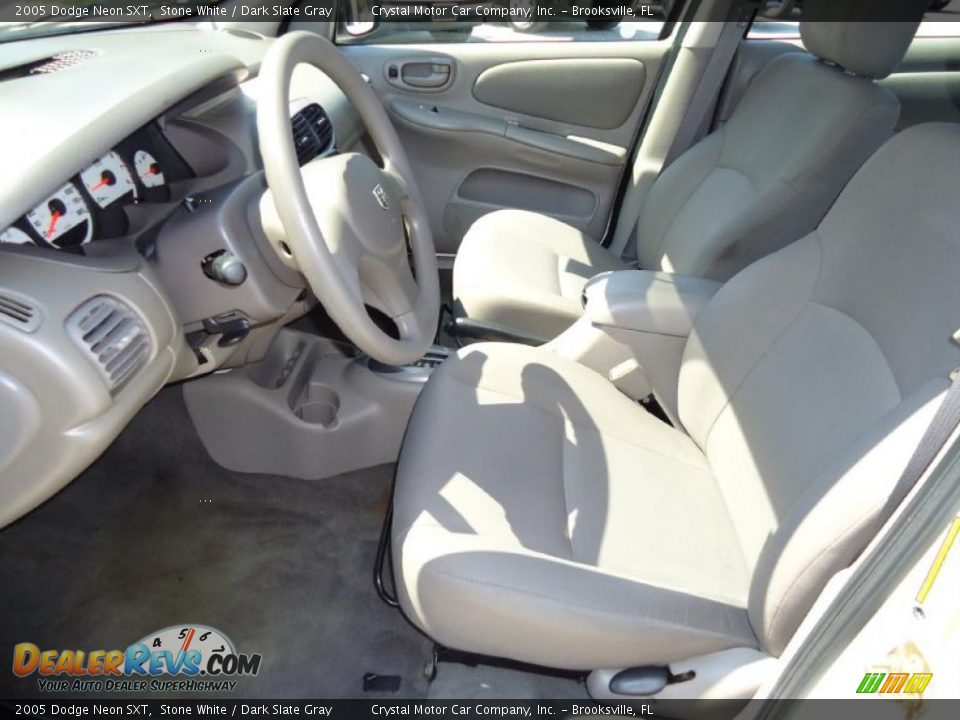 2005 Dodge Neon SXT Stone White / Dark Slate Gray Photo #5