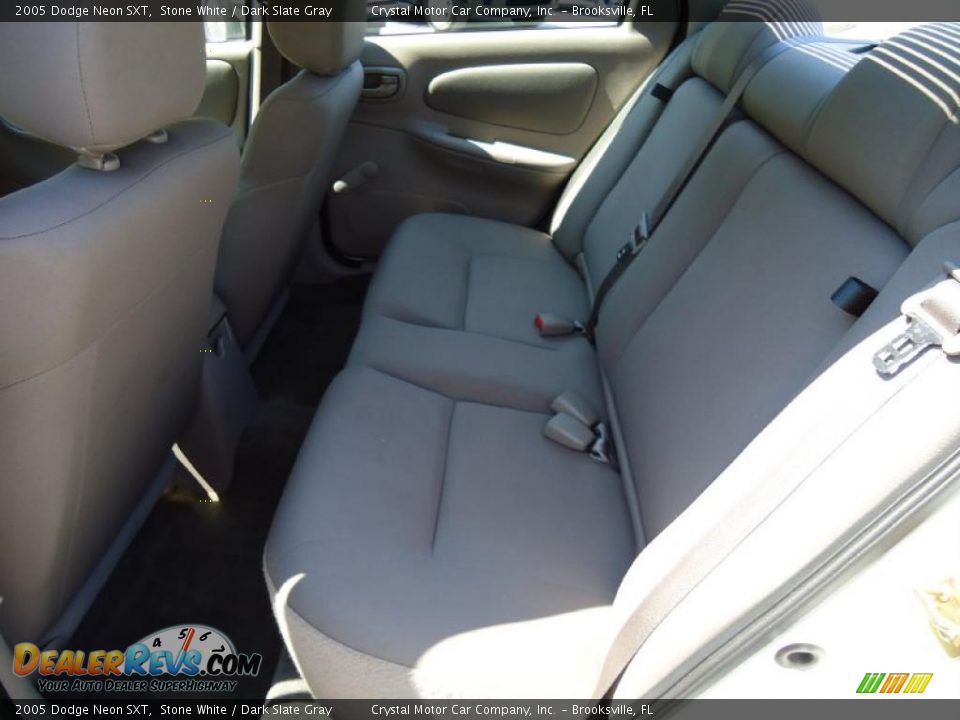 2005 Dodge Neon SXT Stone White / Dark Slate Gray Photo #8