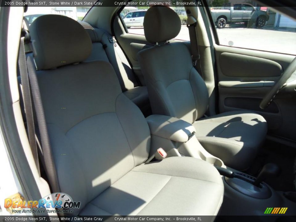 2005 Dodge Neon SXT Stone White / Dark Slate Gray Photo #21