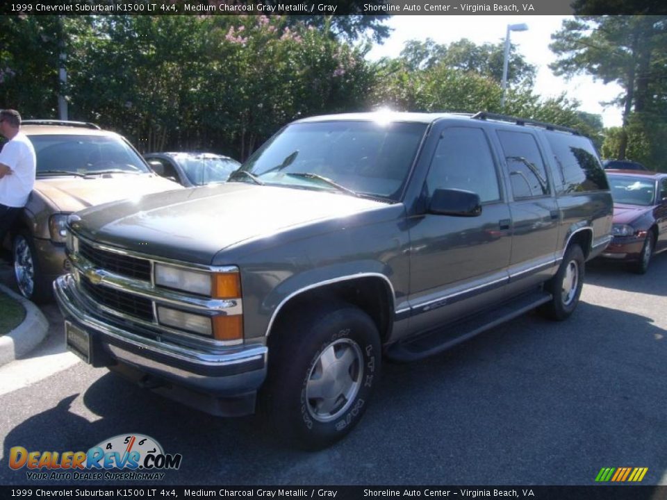 1999 Chevrolet Suburban K1500 LT 4x4 Medium Charcoal Gray Metallic / Gray Photo #1