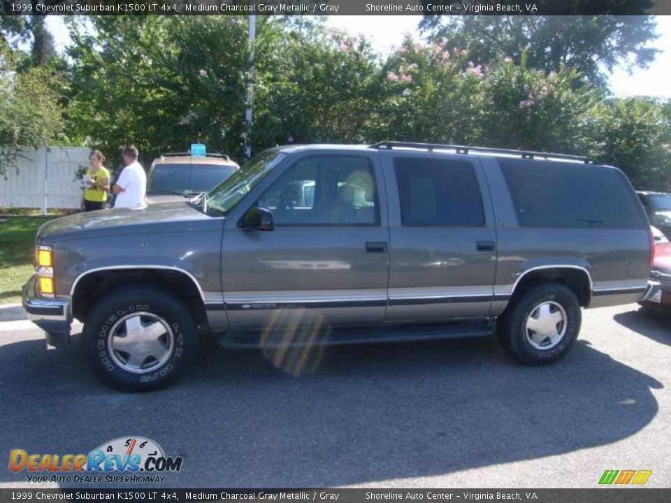 1999 Chevrolet Suburban K1500 LT 4x4 Medium Charcoal Gray Metallic / Gray Photo #2