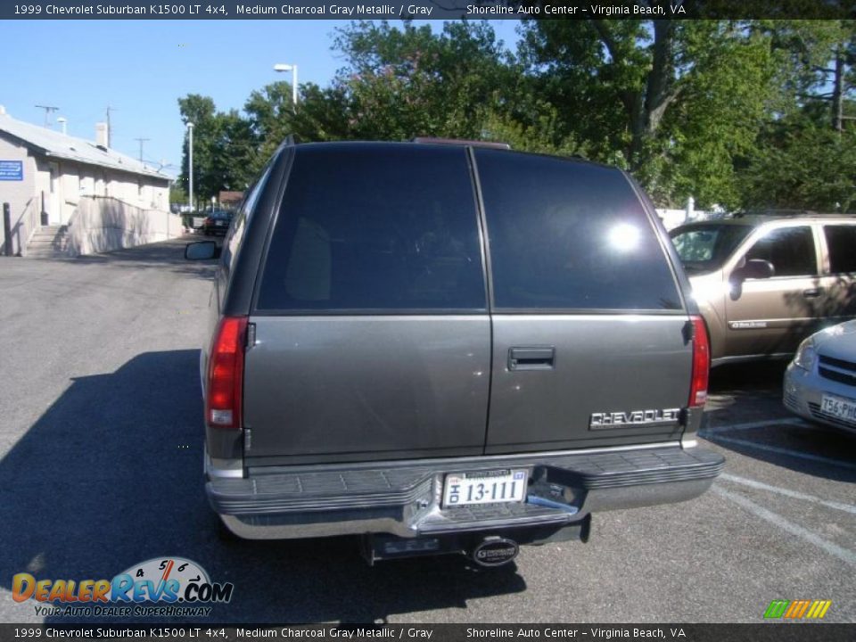 1999 Chevrolet Suburban K1500 LT 4x4 Medium Charcoal Gray Metallic / Gray Photo #4