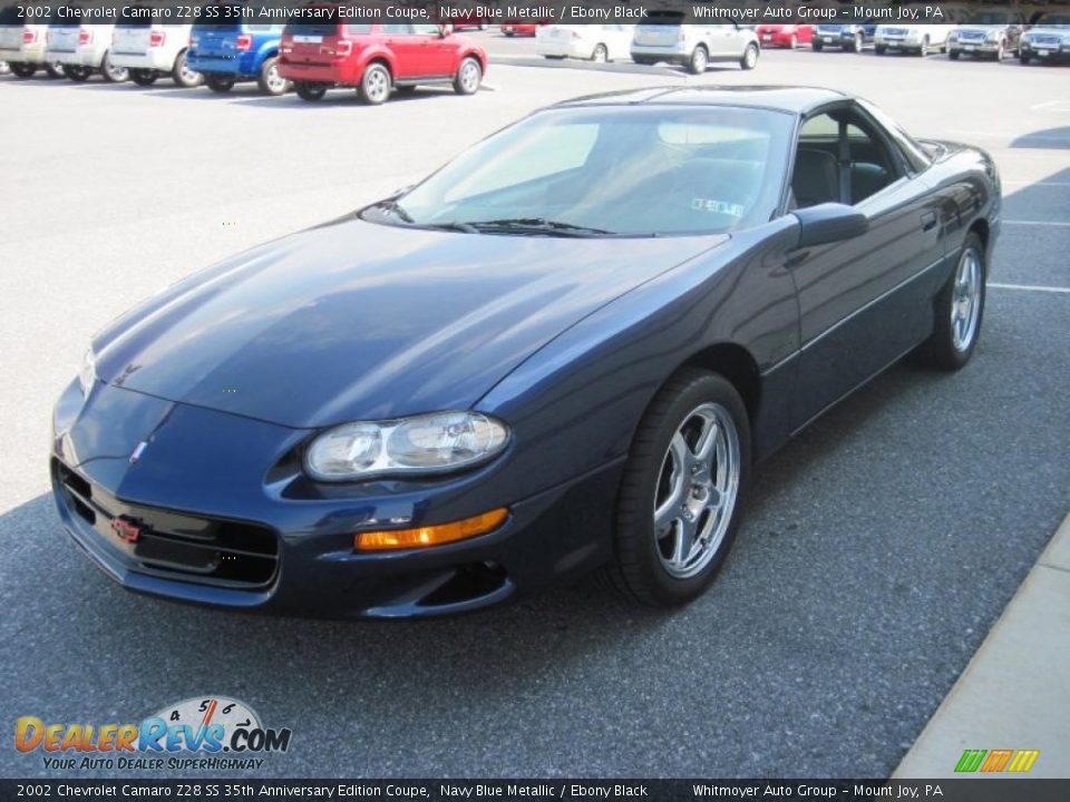 2002 Chevrolet Camaro Z28 SS 35th Anniversary Edition Coupe Navy Blue Metallic / Ebony Black Photo #3