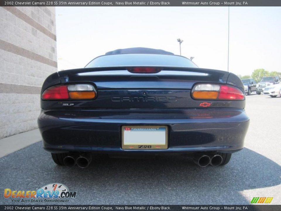 2002 Chevrolet Camaro Z28 SS 35th Anniversary Edition Coupe Navy Blue Metallic / Ebony Black Photo #10