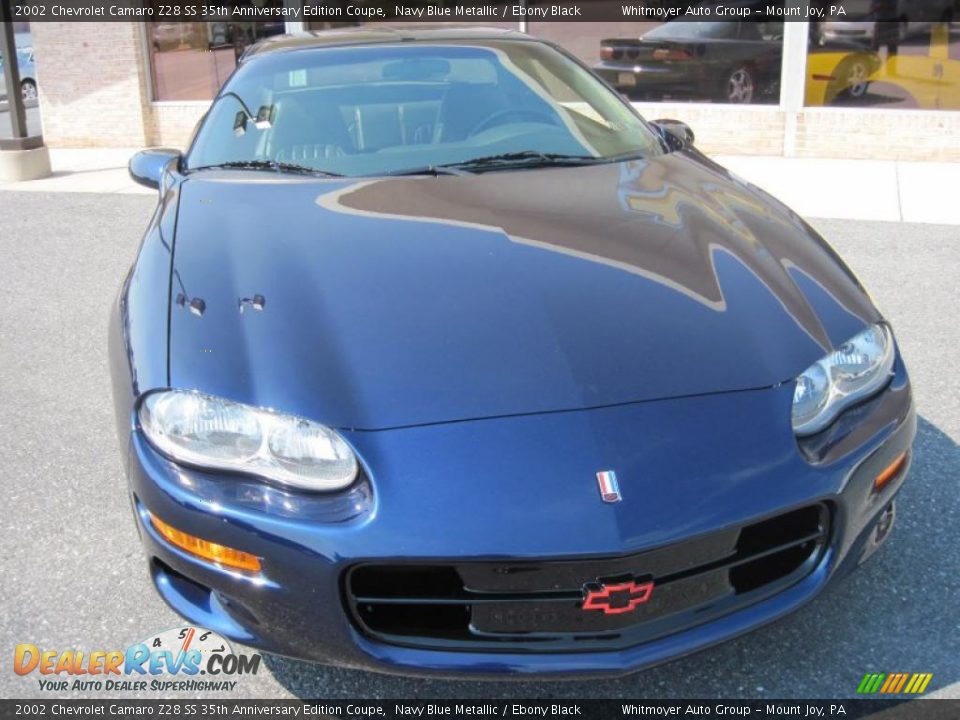 2002 Chevrolet Camaro Z28 SS 35th Anniversary Edition Coupe Navy Blue Metallic / Ebony Black Photo #16