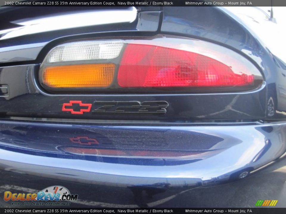 2002 Chevrolet Camaro Z28 SS 35th Anniversary Edition Coupe Navy Blue Metallic / Ebony Black Photo #21