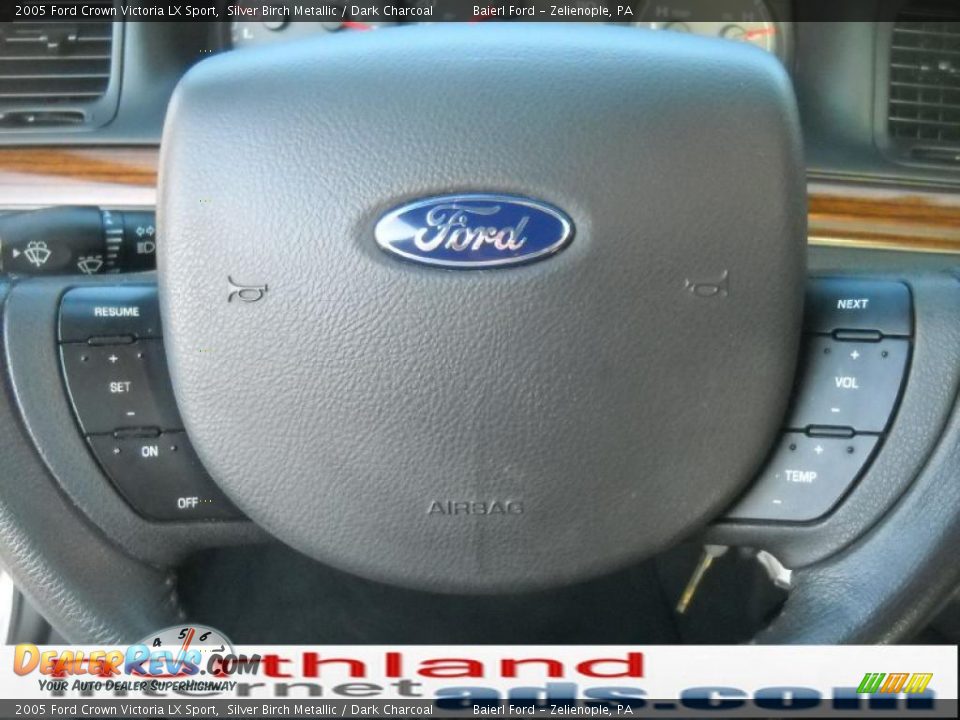 2005 Ford Crown Victoria LX Sport Silver Birch Metallic / Dark Charcoal Photo #19
