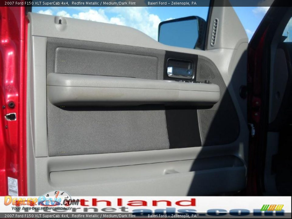 2007 Ford F150 XLT SuperCab 4x4 Redfire Metallic / Medium/Dark Flint Photo #9