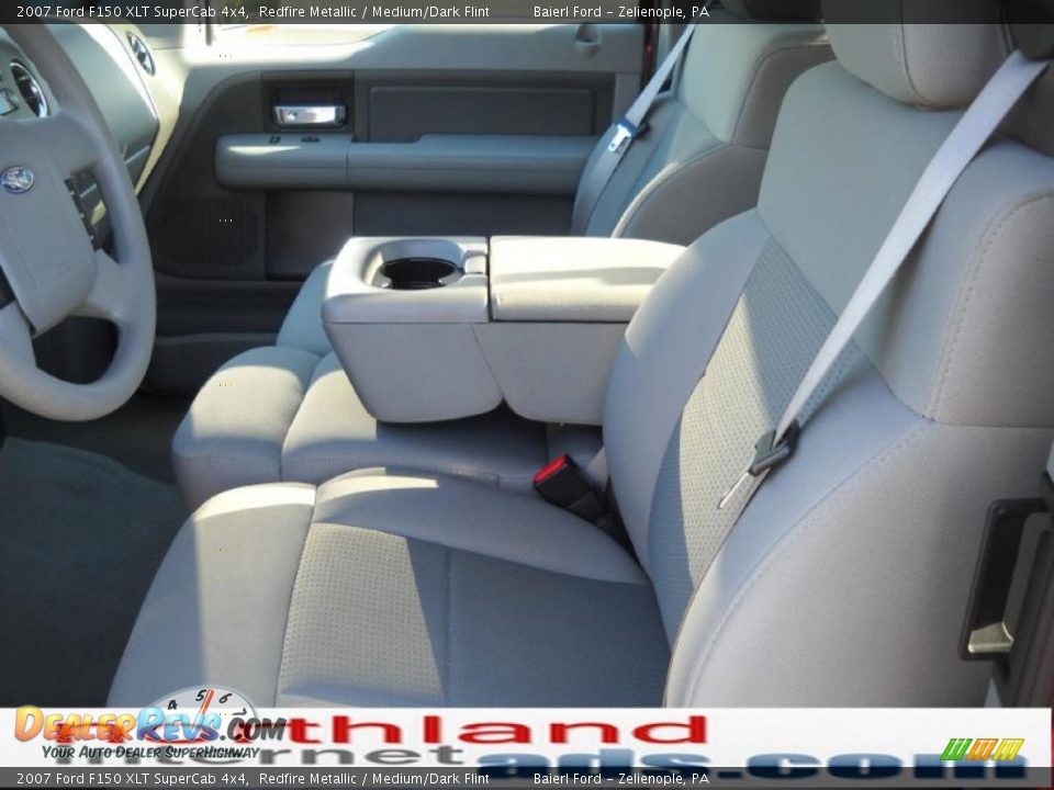2007 Ford F150 XLT SuperCab 4x4 Redfire Metallic / Medium/Dark Flint Photo #11