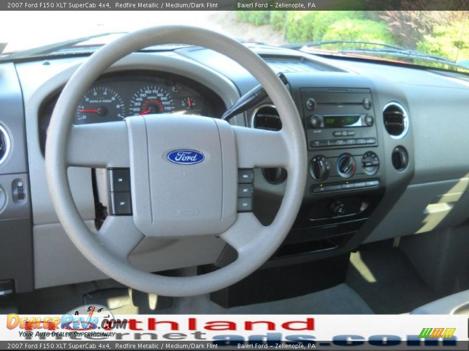 2007 Ford F150 XLT SuperCab 4x4 Redfire Metallic / Medium/Dark Flint Photo #14
