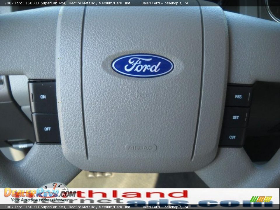 2007 Ford F150 XLT SuperCab 4x4 Redfire Metallic / Medium/Dark Flint Photo #19
