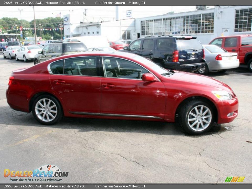 2006 Lexus GS 300 AWD Matador Red Mica / Black Photo #4