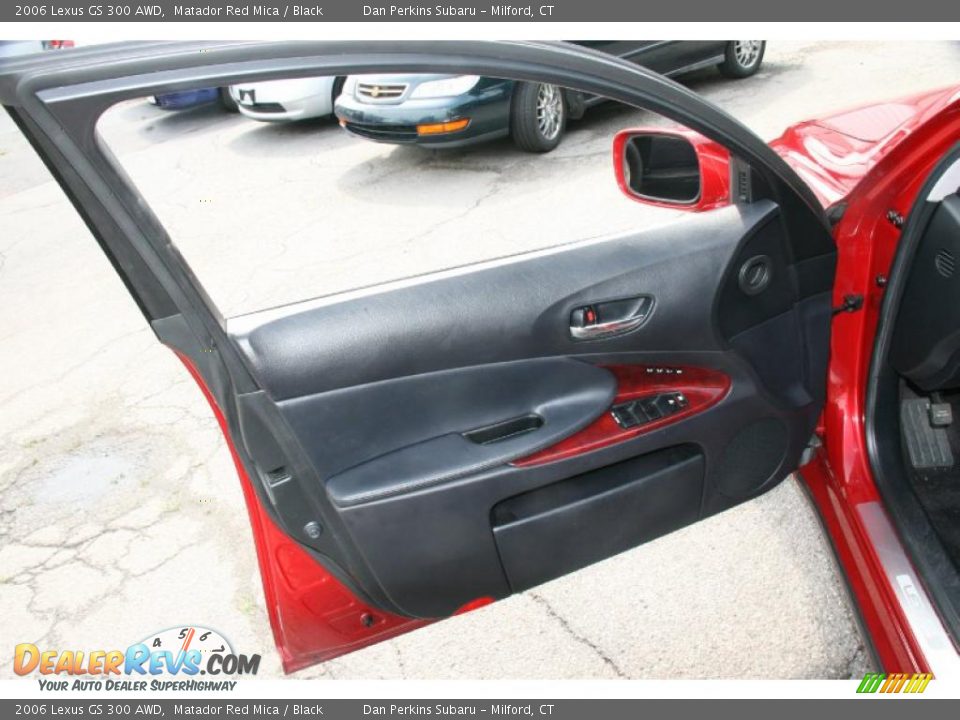 2006 Lexus GS 300 AWD Matador Red Mica / Black Photo #13