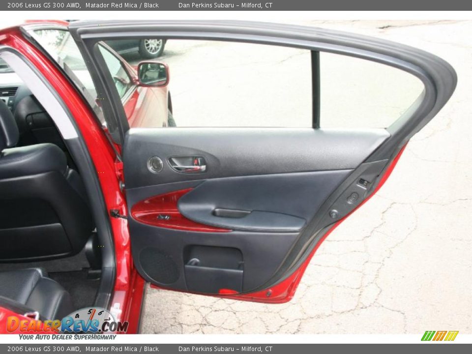 2006 Lexus GS 300 AWD Matador Red Mica / Black Photo #15
