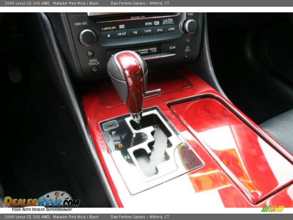 2006 Lexus GS 300 AWD Matador Red Mica / Black Photo #24