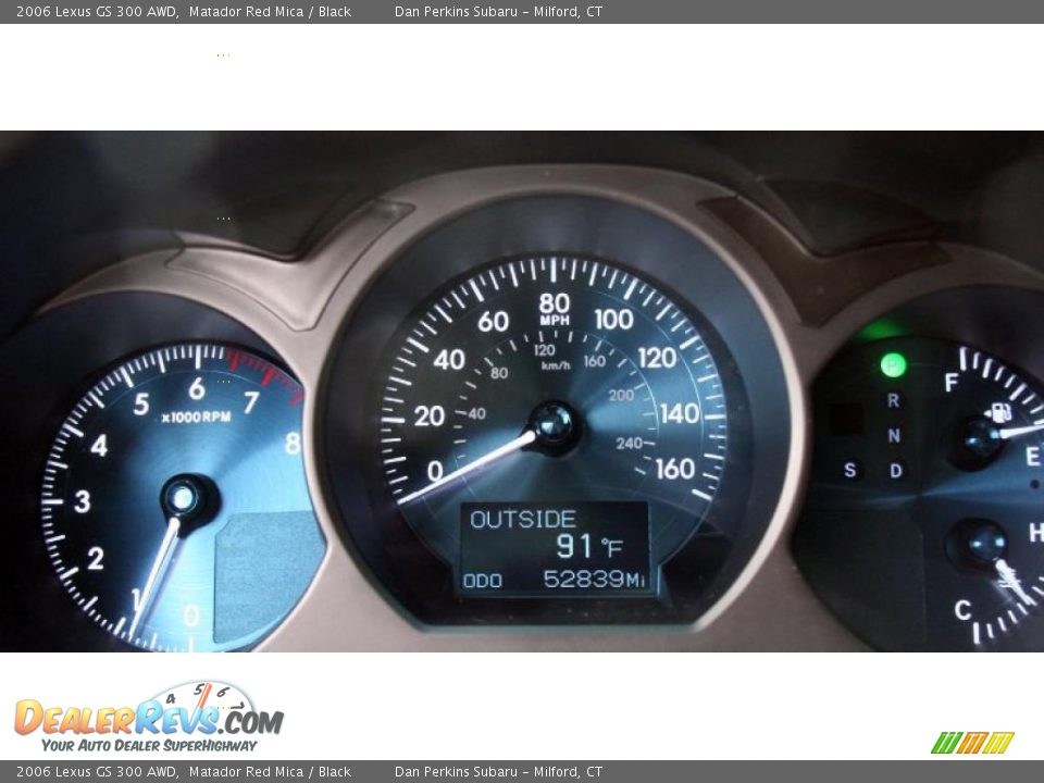 2006 Lexus GS 300 AWD Matador Red Mica / Black Photo #25