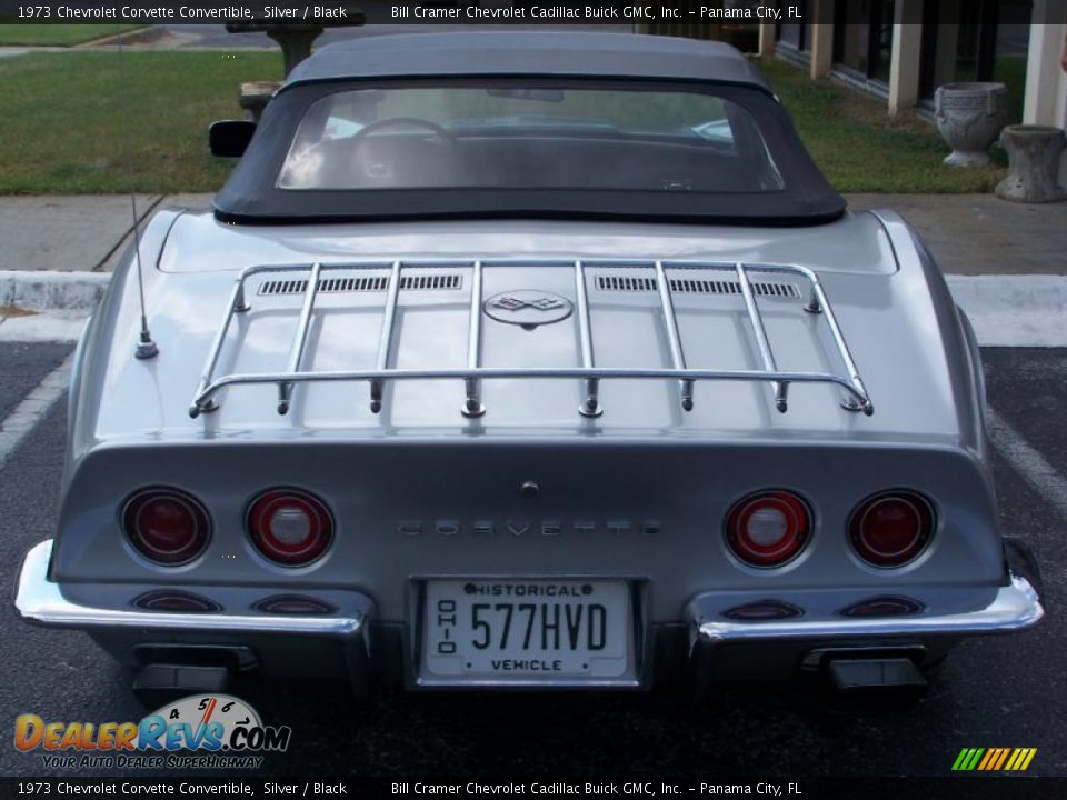 1973 Chevrolet Corvette Convertible Silver / Black Photo #4