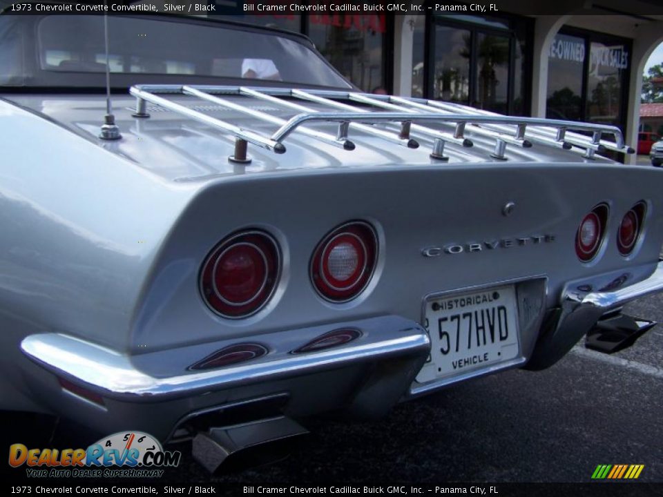 1973 Chevrolet Corvette Convertible Silver / Black Photo #5