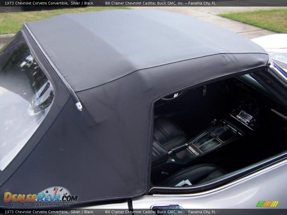 1973 Chevrolet Corvette Convertible Silver / Black Photo #12