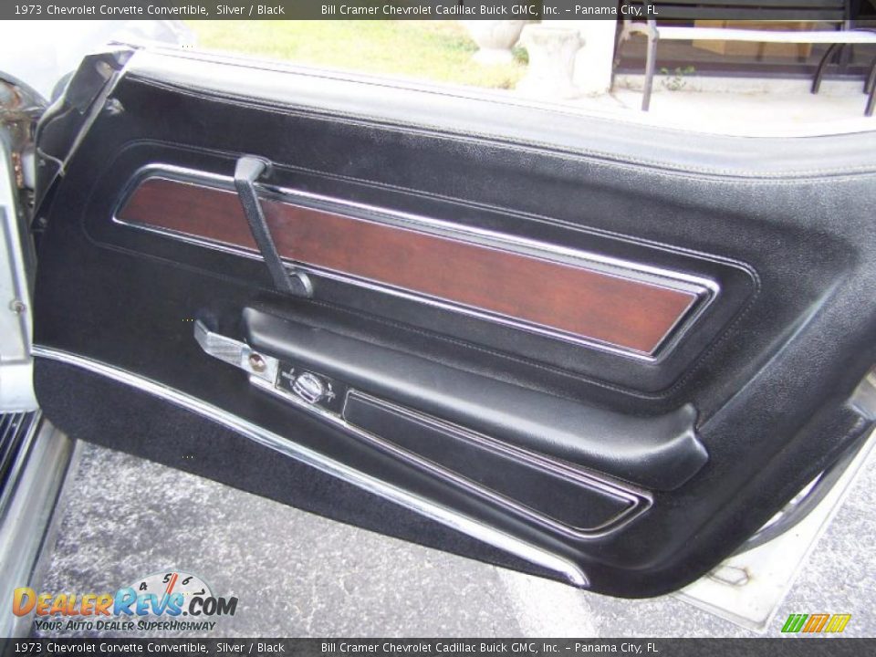 1973 Chevrolet Corvette Convertible Silver / Black Photo #23