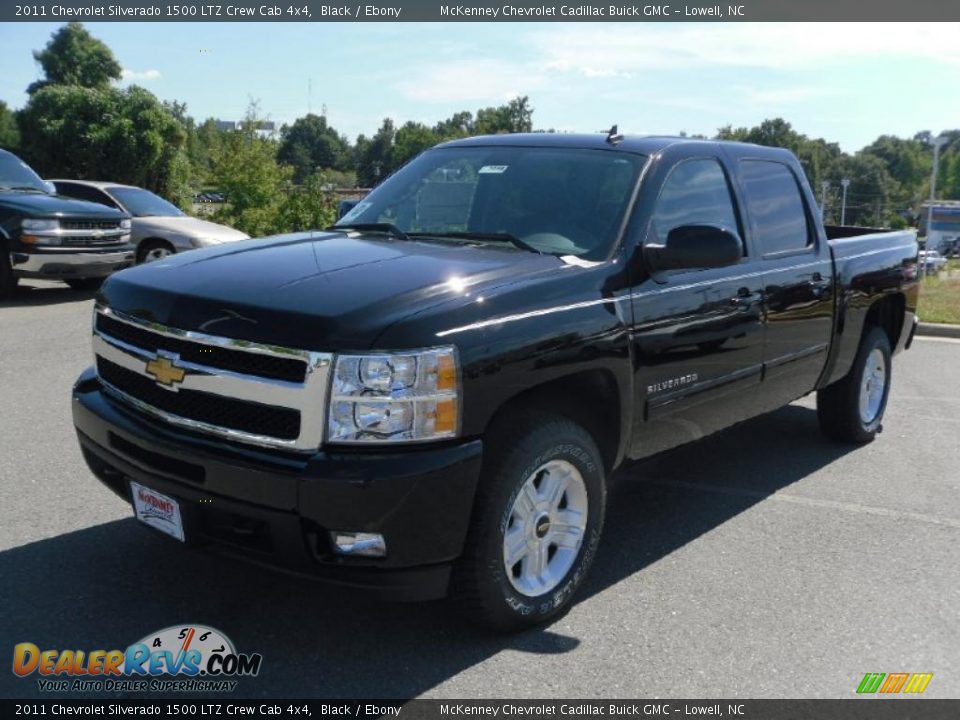 2011 Chevrolet Silverado 1500 LTZ Crew Cab 4x4 Black / Ebony Photo #1