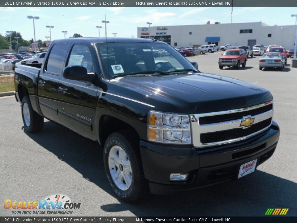 2011 Chevrolet Silverado 1500 LTZ Crew Cab 4x4 Black / Ebony Photo #5