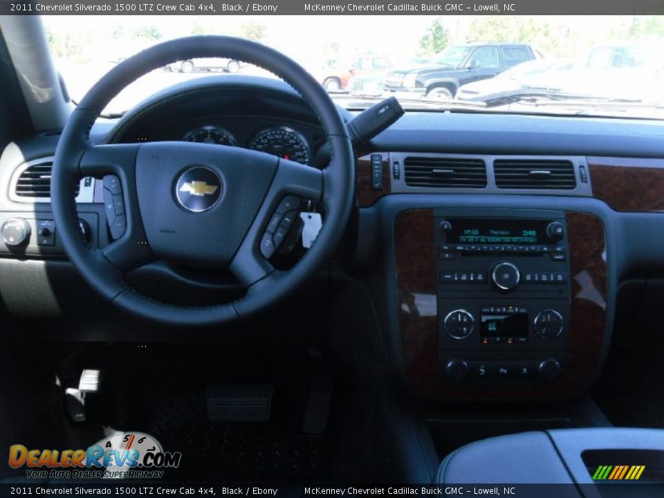 2011 Chevrolet Silverado 1500 LTZ Crew Cab 4x4 Black / Ebony Photo #17